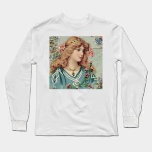 Victorian woman classic painting vintage Long Sleeve T-Shirt